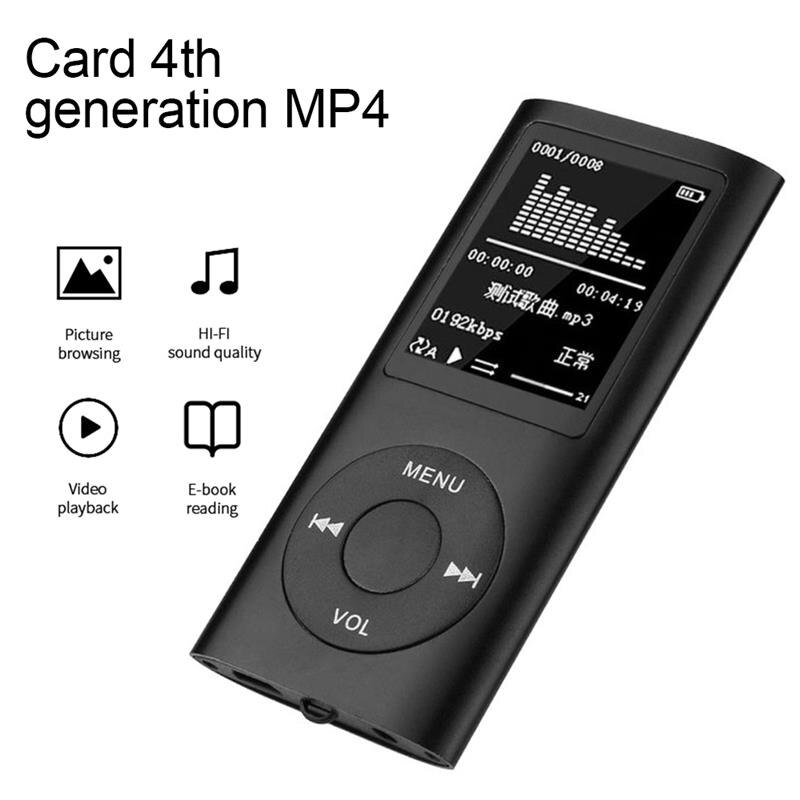 MP3 Player - HIFI Digital LCD Screen - Voice Recorder FM Radio - Metal Casing - Supports MP4/WMA/WAV/MP3