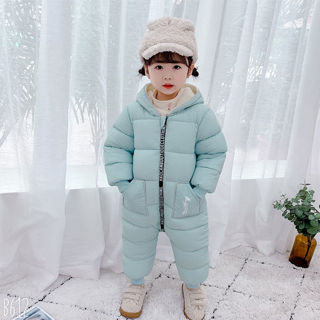 Baby Baby Cartoon Hooded Jas Jongens Meisjes Lange Mouw Romper Jumpsuit Winter Warm Comfortabele Baby Kleding Uitloper