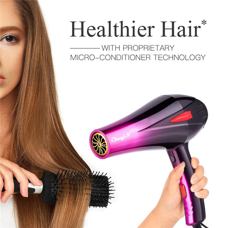 4000W Krachtige Haardroger Professionele Haardroger Huishoudelijke Föhn Warme En Koude Wind Snelle Hair Styling Tool Met Twee nozzles