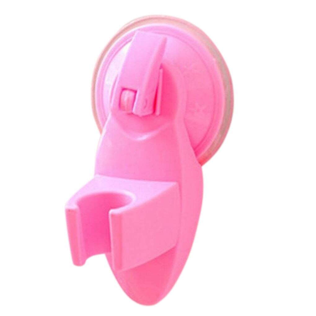 Bathroom Strong Attachable Shower Head Holder Movable Bracket Powerful Suction Shower Seat Chuck Holder: 4