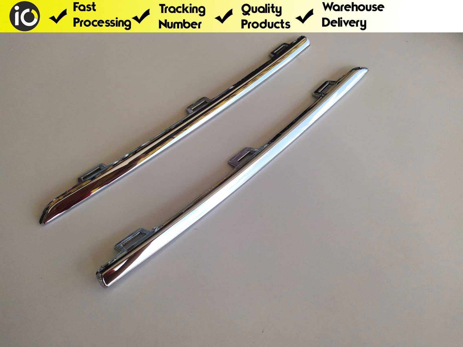 Front Grille Nickel Plate For Symbol - Model 2 Piece Set Oem 620729869R Fast Shipment From Warehouse