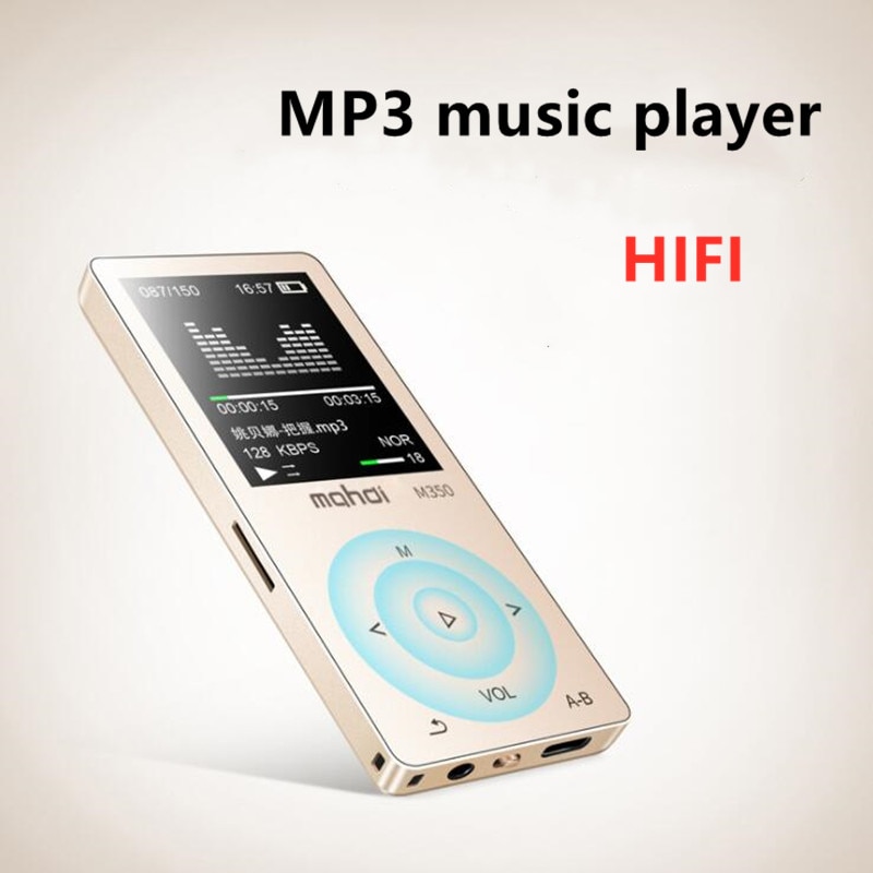 metal bluetooth mp3 player 8gb built-in speaker fm radio e-book voice recorder portable audio sport flac music Video Player