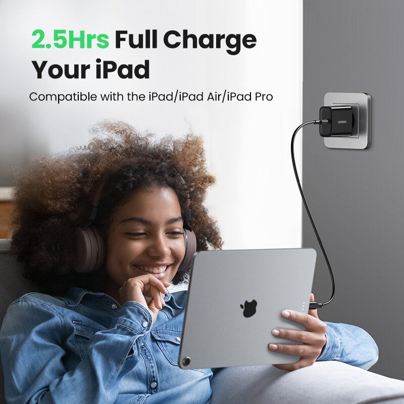 Ugreen pd carregador 20w qc4.0 qc3.0 usb tipo c carregador rápido carga rápida 4.0 3.0 qc para iphone 13 12 pro xs 8 xiaomi carregador de telefone