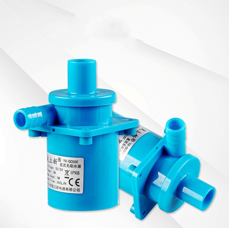 YX-DC500A DC brushless water pump DC12V 24V 600L/H 5M booster Silent High Lift Submersible Pump aquarium submersible pump