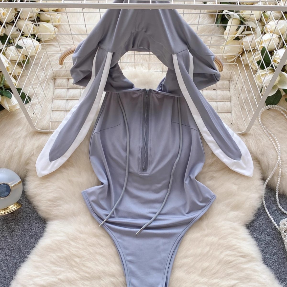 Sexy bunny girl pak pure desire stijl volwassen ondergoed rollenspel kostuum dames sexy nachtkleding eendelig pak
