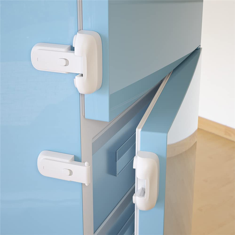 VELIF-2 stuks veilig koelkastslot, kindveilige koelkast met vriesvak, bescherm koelkasten met afdichtingsstrips
