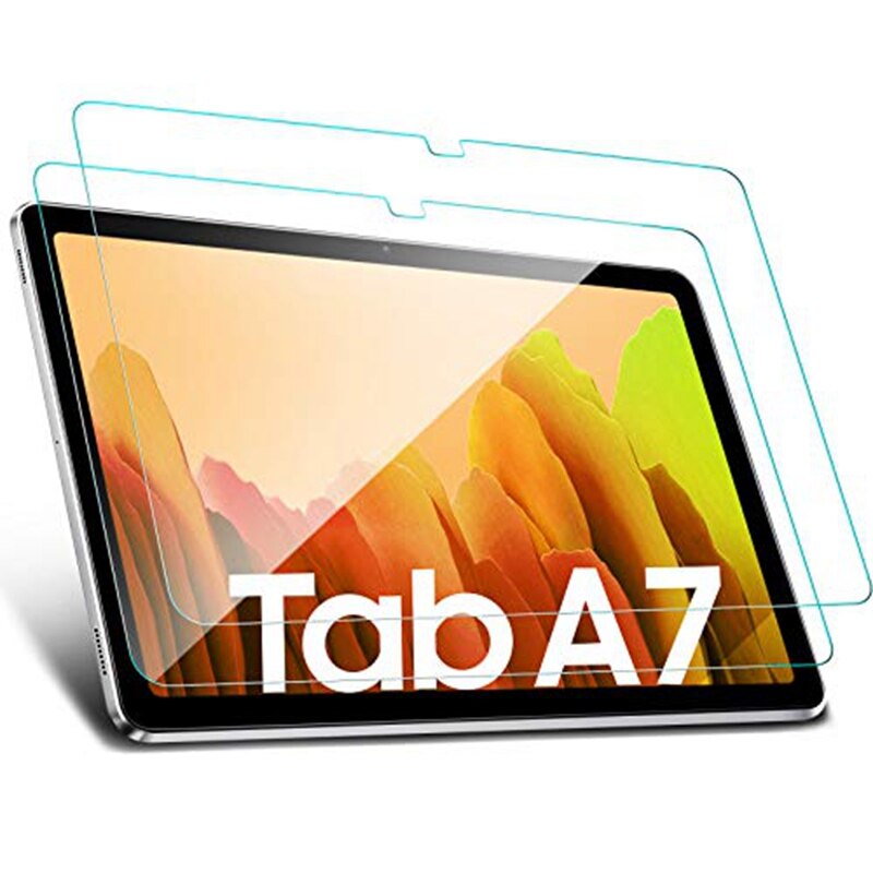 Displayschutzfolie für samsung galaxy tab  a7, 10.4 stück 2 hochauflösend/kratzfest /9h aus gehärtetem glas