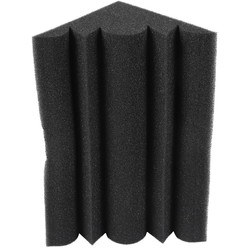 4 pièces coin basse piège panneau acoustique Studio Absorption acoustique mousse 12*12*24cm
