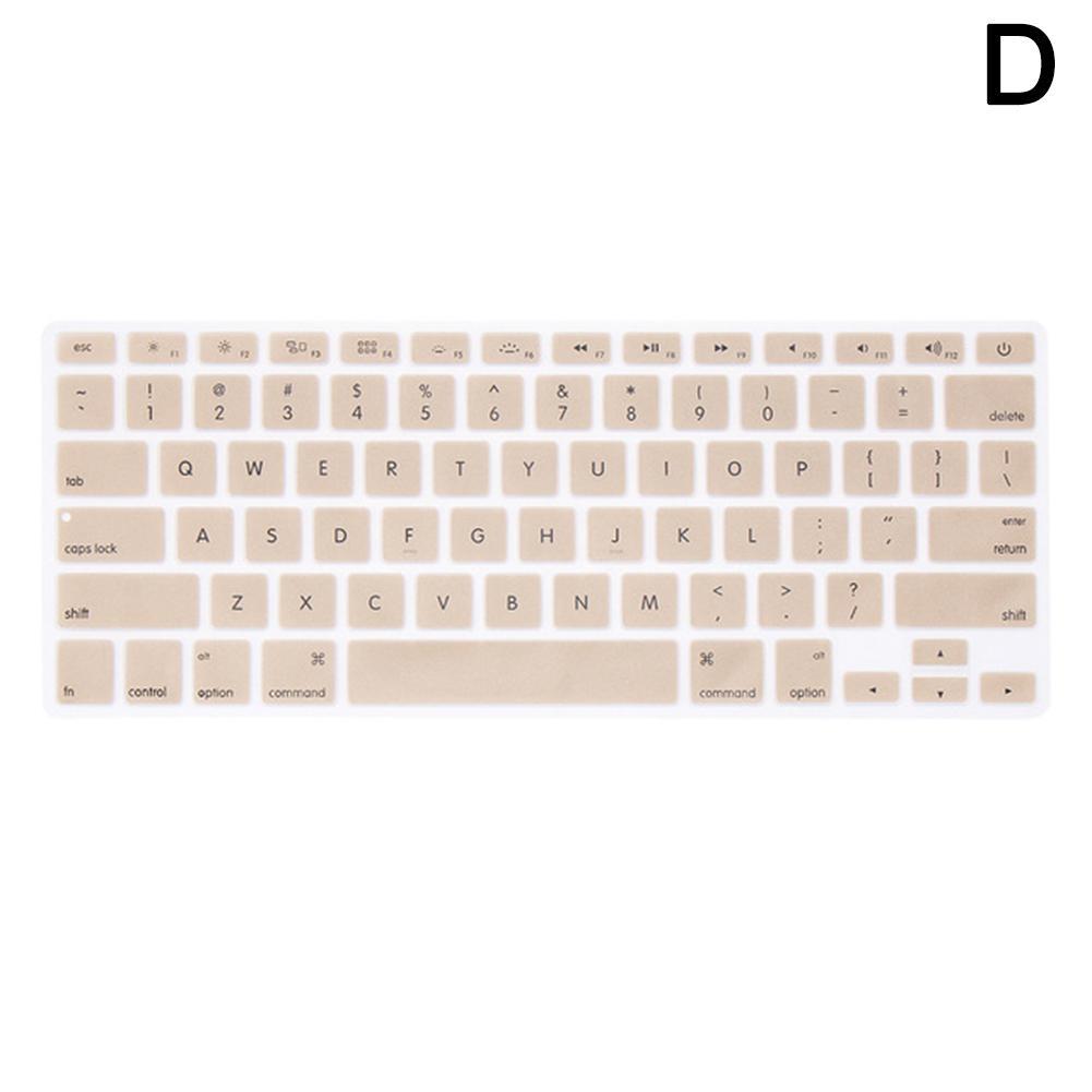 10 Kleuren Zachte Siliconen Toetsenbord Cover Sticker Film Voor Macbook Pro Air 13 "15" 17 " of Ouder) computer Accessoires: D
