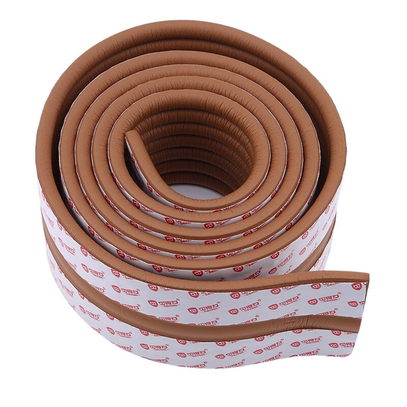 Children Safety Protection Strip Table Desk Edge Guard Strip Corner Protector Furniture Corners Baby Safety Rubber Protection: brown