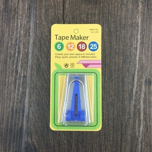 Splicing Cloth Bias Tape Maker Binding Tool Sewing Craft DIY: 25mm blue