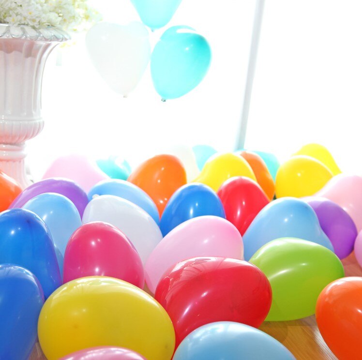 12 '' hjerteballoner slik runde heliumballoner fødselsdagsfest indretning romantisk bryllupstema baloon tillykke med fødselsdagen mariage globos: Flerfarvet