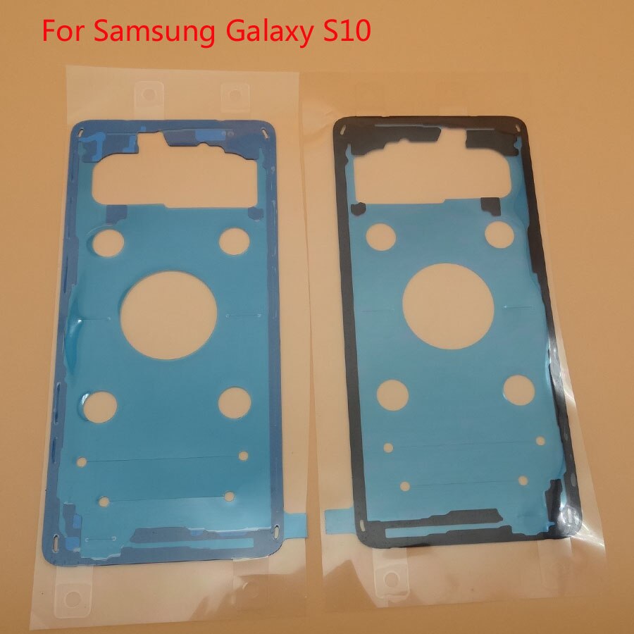 10 Stks/partij Originele Behuizing Sticker Achter Back Battery Cover Deur Lijm Lijm Tape Voor Samsung Galaxy S10 G973 G973F