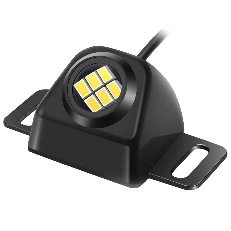Auto achteruitrijwaarschuwingslichten 12-24v universele auto vrachtwagen motorfiets achterlicht achteruit parkeerlicht hoge helderheid led lamp: Blauw