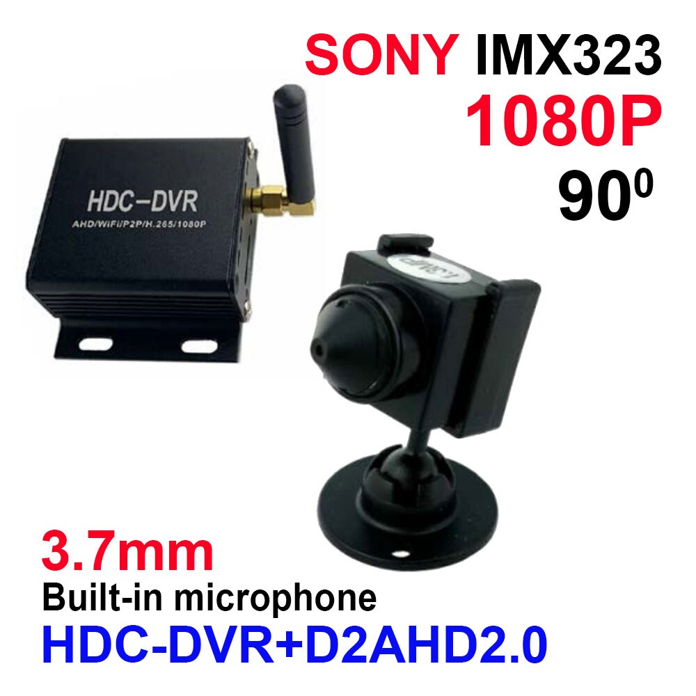 1080p hd mini wifi cam dvr system cctv bil ahd dvr  p2p videoovervågning dvr optager til ahd cvi tvi kamera support tf kort: Dvr-sæt -01
