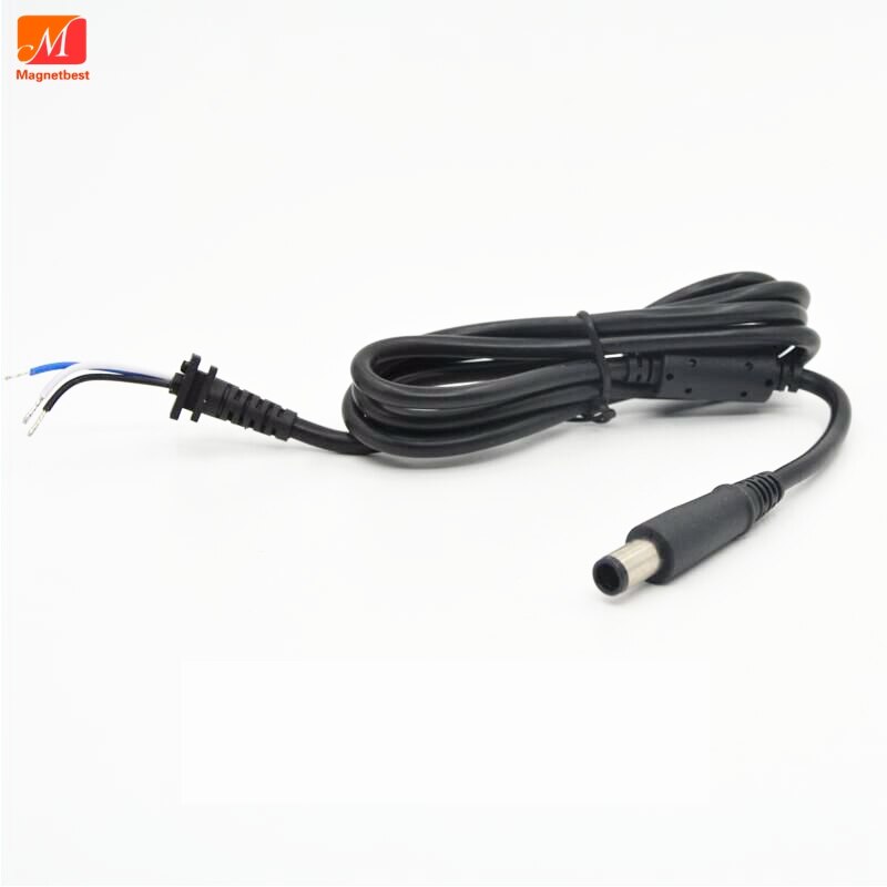 Connecteur de câble de chargeur d'alimentation cc 7.4 x 5.0 avec broche à l'intérieur pour adaptateur d'ordinateur portable dell, connecteur cc 7.4*5.0mm câbles cc