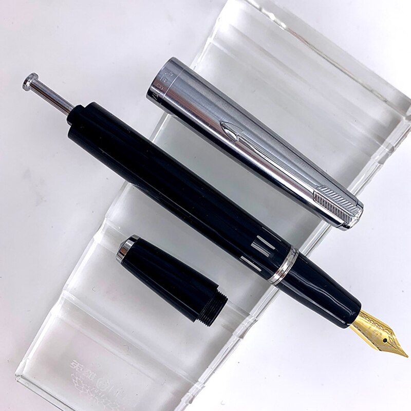 Yong Sheng 601A Vacumatic Double Bead Fountain Pen F Nib Ink pens for writing school stationery pen