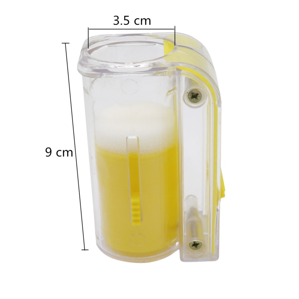 Ape regina marcatore bottiglia Ape marchio gabbia plastica una mano marcatura ricevitore con pistone peluche giardino apicoltura forniture 1 pz