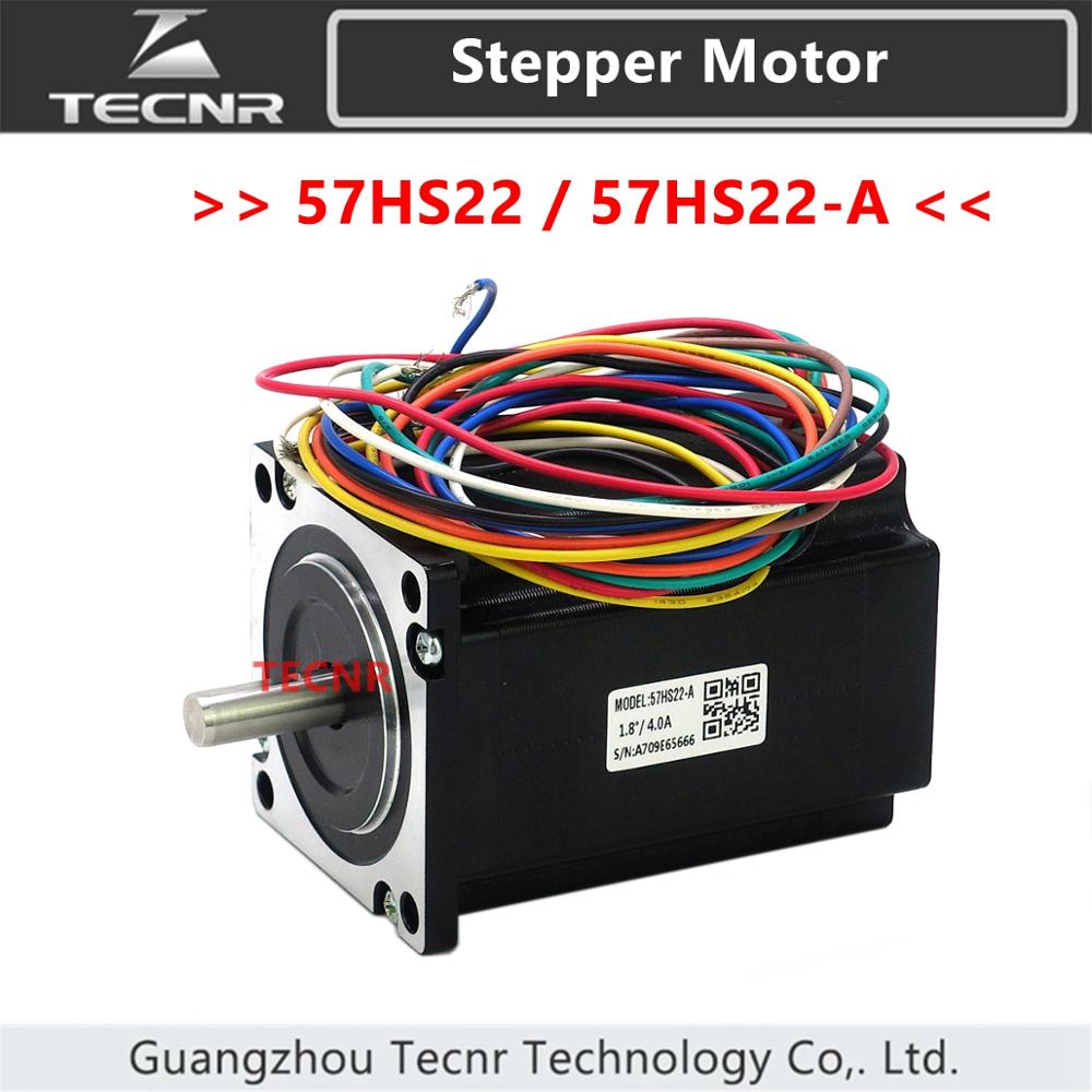 Leadshine-Motor paso a paso de 2 fases, 57HS22-A, 57HS22, NEMA23 con par de 2.2Nm, 5,6a, longitud 81mm, eje 8mm