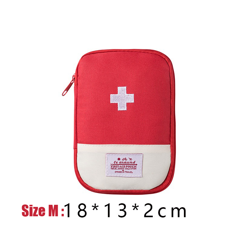 Bolsas portátiles para botiquín de primeros auxilios, bolsa de almacenamiento grande para medicina, bolsa para acampar, emergencia, hogar, viaje al aire libre, organizador con asa: Verde militar