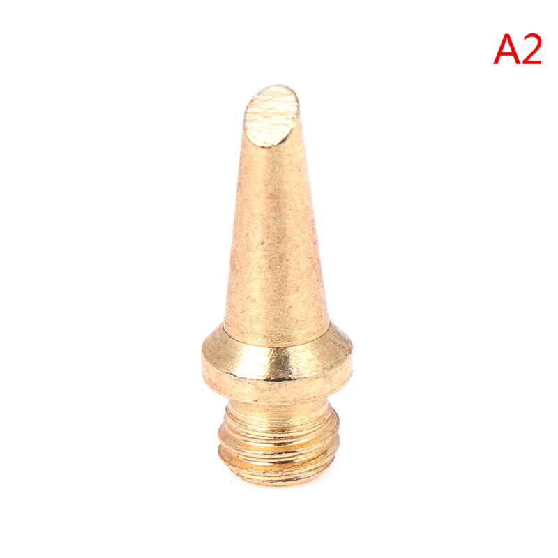 1Pc Copper+Iron Gas Soldering Iron Kit Welding Kit Gas Soldering Iron Head Torch Pen Tool: A2