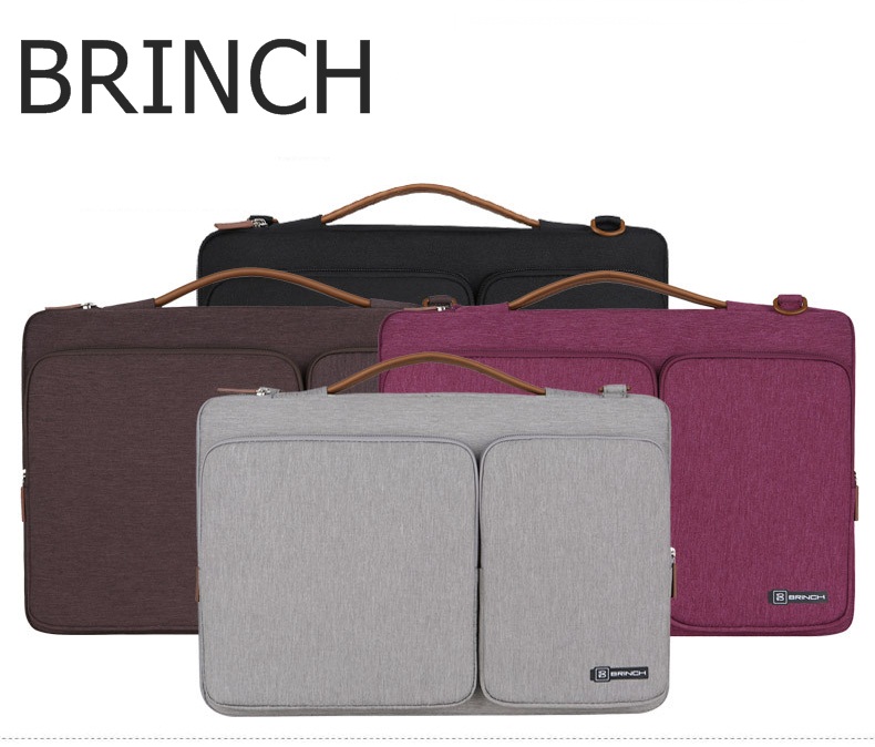 Brinch BW-234 13" 13.3" 14" 15' 15.6" Multi-purpose Polyster Waterproof Laptop Shoulder Bag Notebook Laptop Bag