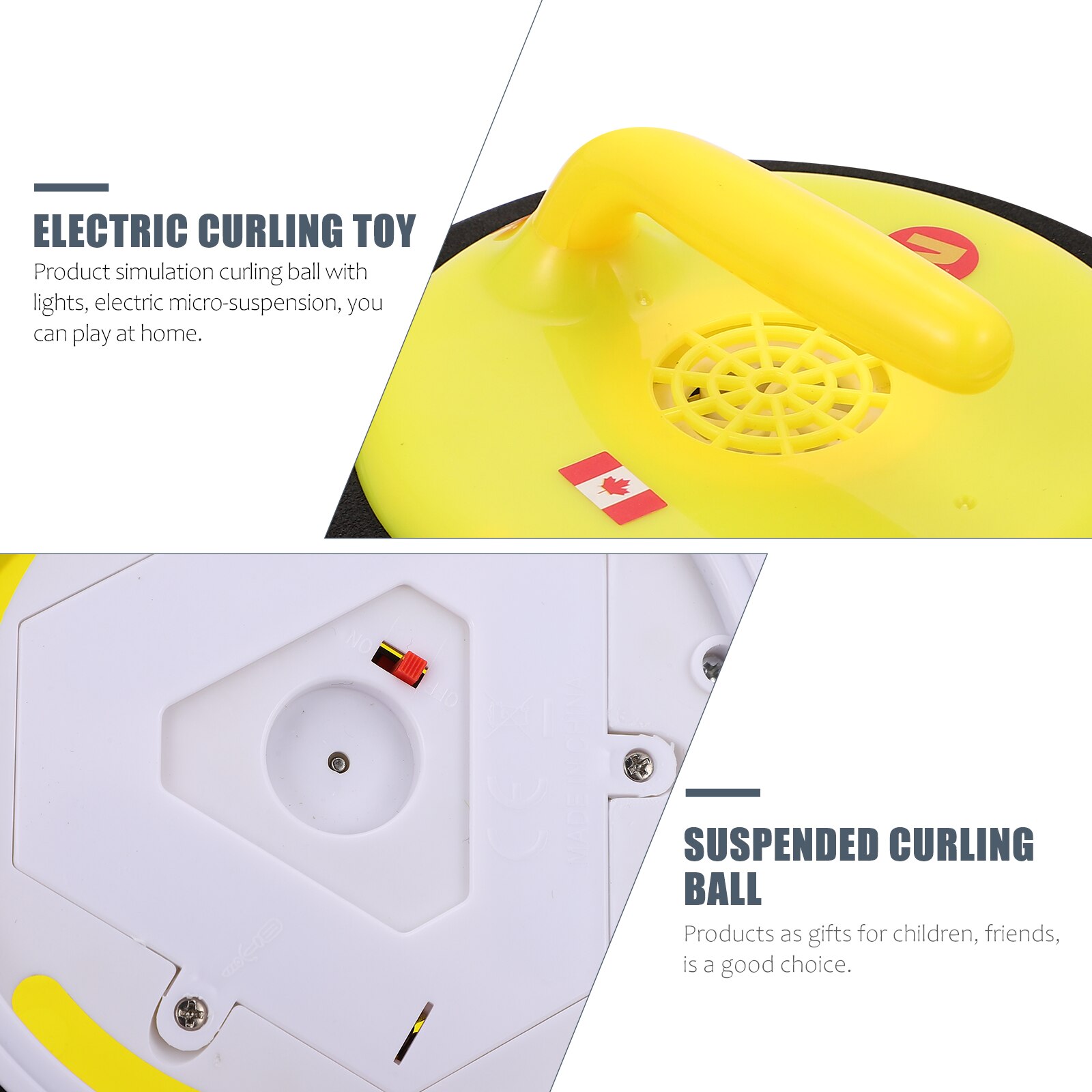 Elektrische Curling Spel Speelbal Met Licht Indoor Sport Ouder-kind Educatief