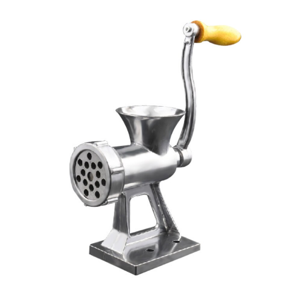 Kitchen Home Manual Meat Grinder Hand Operated Meat Chopper Beef Sausages Maker Manual Meat Grinder Stainless Steel Blade Alloy