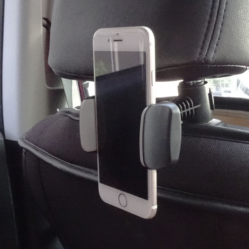 Car Truck Back Phone Holder Seat Headrest Phone Mount Holder For lazy bracket 360 Degree Ratating Car Rear Seat Support TXTB1
