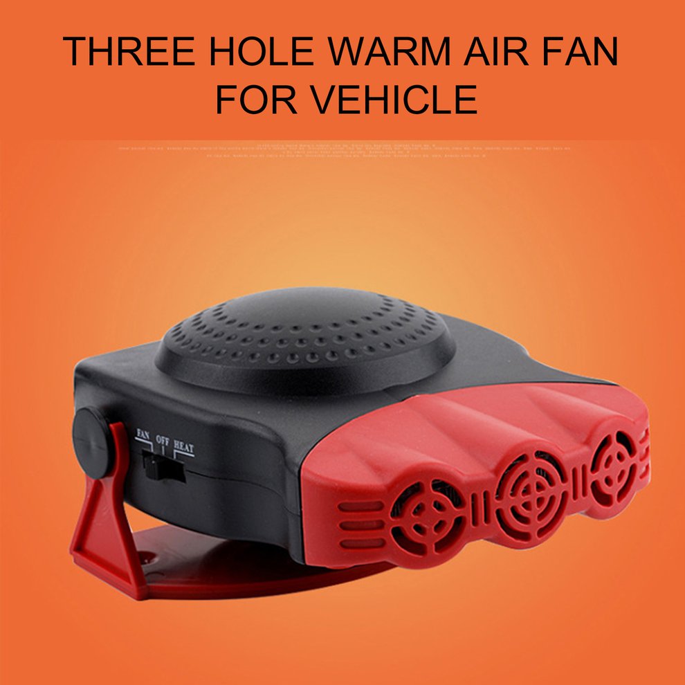 Riloer Auto Verwarmingskit met Hoog Vermogen Snelle Verwarming Ventilator Ontdooien Auto Voorruit Winter Voorruit Ontdooier 12V 500W