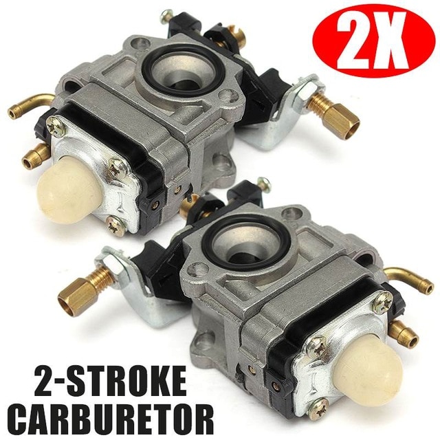 1/2/4Pcs 43cc 47cc 49cc 50cc Strimmer Carburetor 10mm Carb w/ Gasket For SRM 260S 261S 261SB PPT PAS 260 261 BC4401DW Trimmer: 2pc