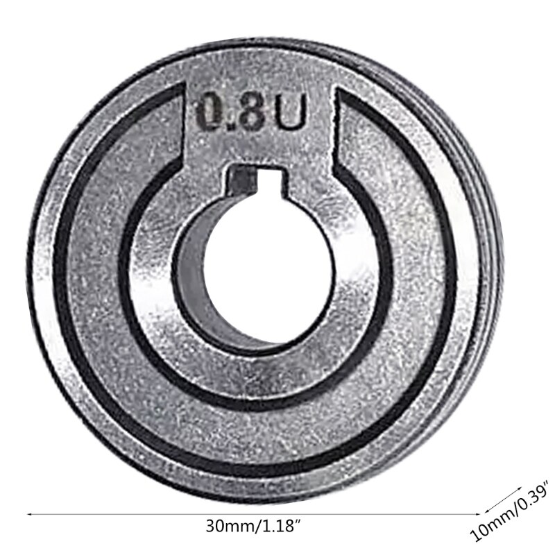 Lassen Feeder Roll V U Nurl Groove 0.6Mm 0.8Mm 1.0Mm Grootte 30X10X10Mm voor Staal Aluminium Flux Koord Draad Mig Draad Feeder