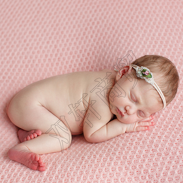150*100cm strikket akryl tyndt stof nyfødt baby fotografering foto rekvisitter baggrund tæppe nyfødt kurv stuffer