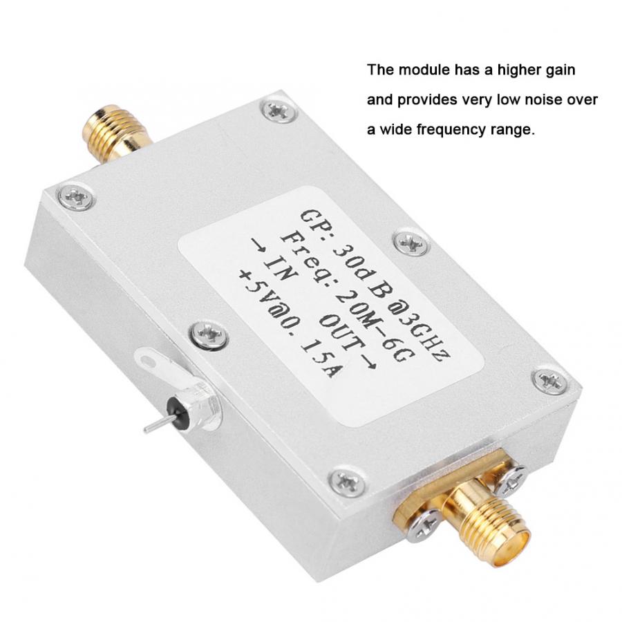 RF Amplifier Low Noise Broadband Gain 30dB LNA 20M... – Grandado