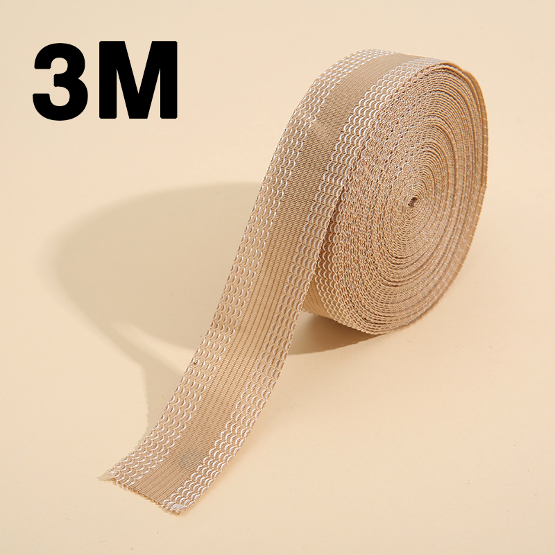 Parches autoadhesivos para acortar bordes de pantalones, parches adhesivos para ropa, pantalones vaqueros, parches de tela para la boca, cintas de reparación para dobladillo, herramientas de costura: Marrón