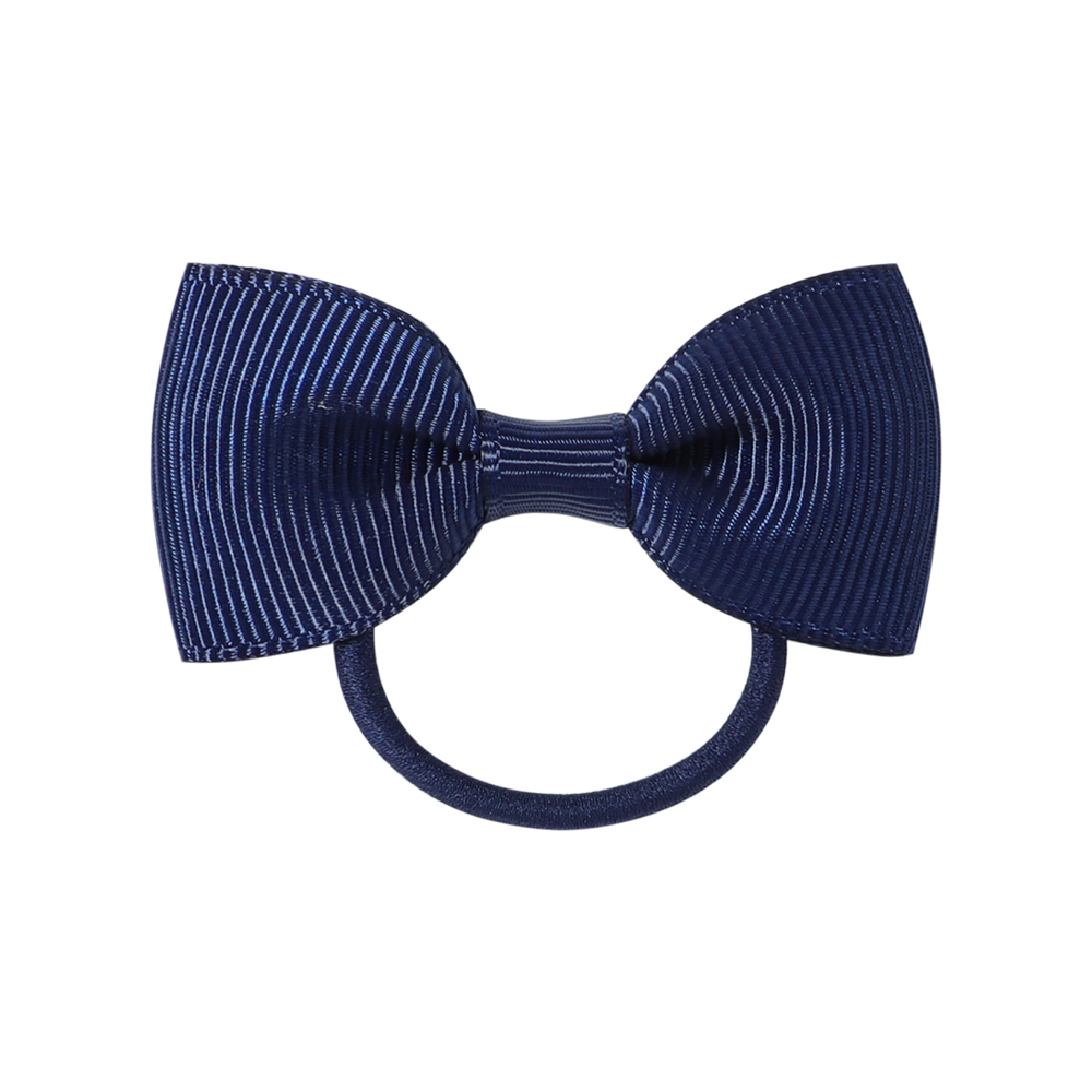 20 unids/lote Mini lazos para el cabello de Color sólido, banda elástica para el cabello para niñas, diadema, cinta de grogrén, accesorios para el cabello para niños