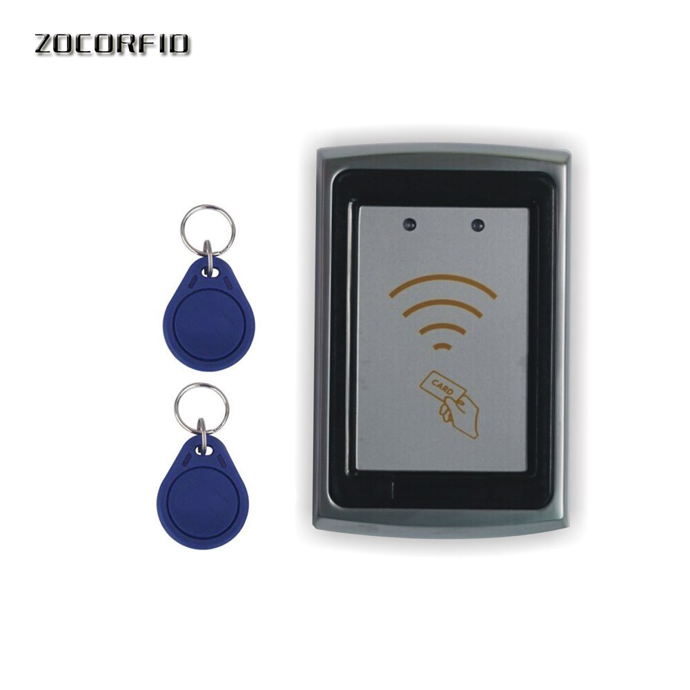 Metal Waterproof Wiegand26 RFID Card Reader Proximity reader for Access Control System: 125KHZ reader