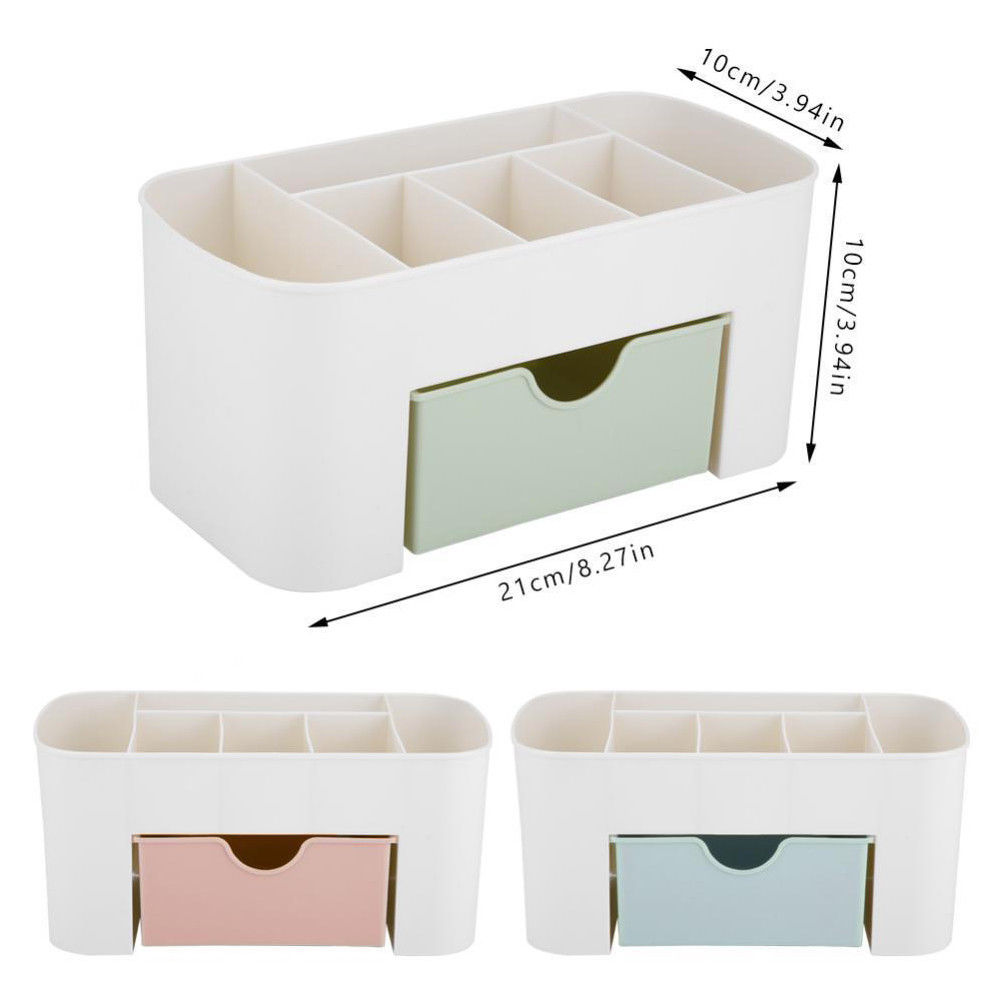Plast förvaringslåda smink arrangör fodral lådor kosmetisk display förvaringsarrangör kontor diverse gör upp behållare lådor