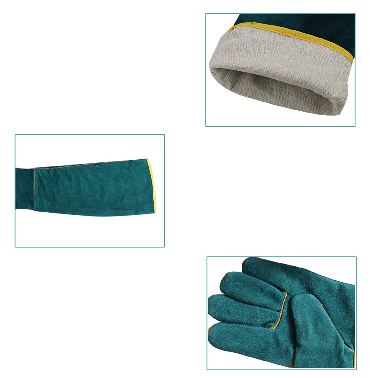 Haustier Anti-beissen Sicherheit Handschuhe Beekeeping Handschuhe Ultra lang schützend Anti kratzen Pro Hund Katze Vogel Schlange Eidechse Baden Ausbildung