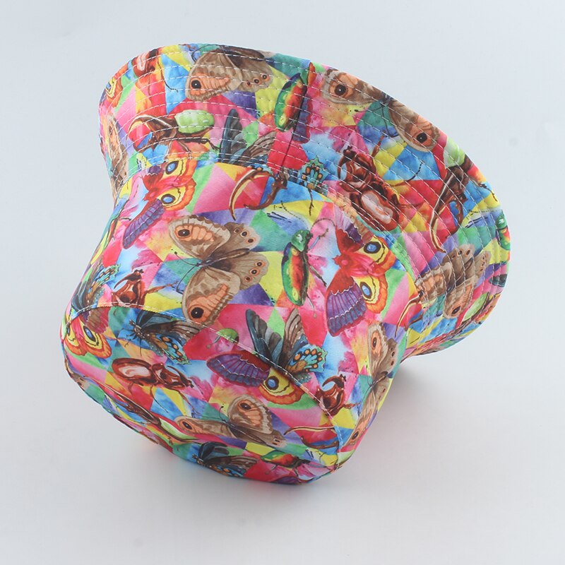 Sombrero de pescador con forma de mariposa para hombre y mujer, gorra de pescador Reversible, protección solar, playa, pesca, Bob