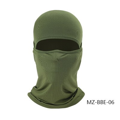HEROBIKER-pasamontañas de LICRA para motociclista, máscara de Moto, Viso, Antivento, transpirable, Nuova: Green-MZ-BBE-06