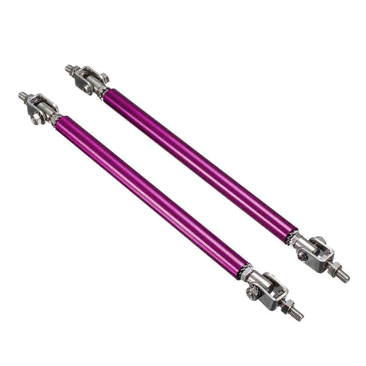 2 stk universal bil foran bagkofanger beskytter splitter stang støtte justerbar