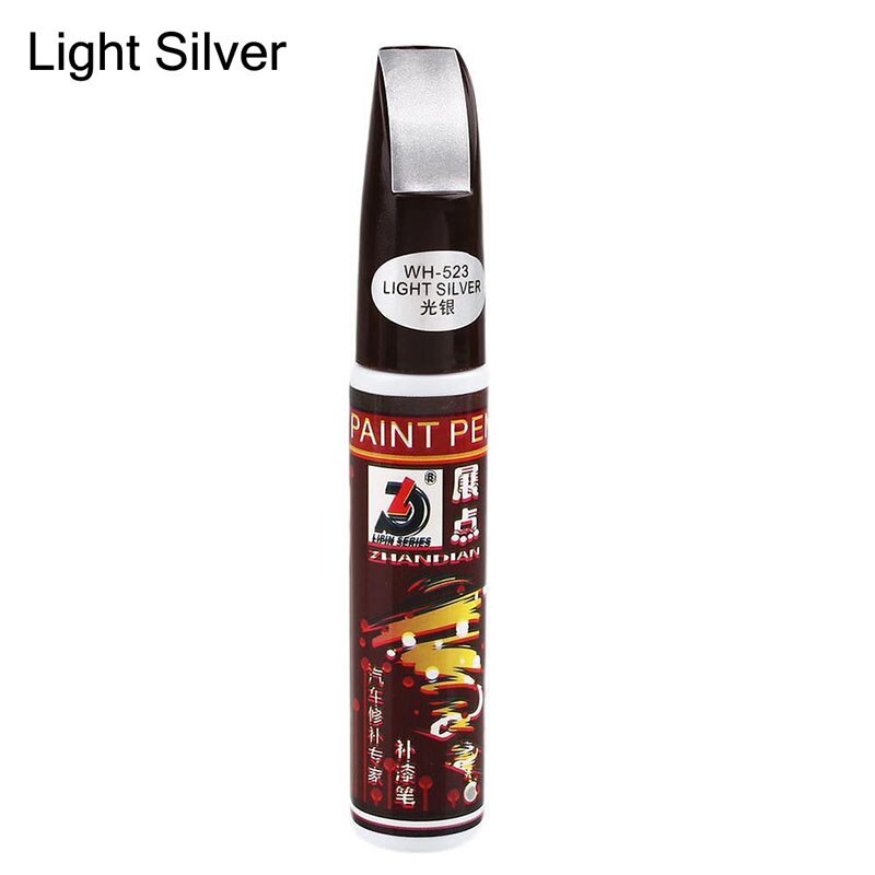 Car Auto Paint Pen Coat Scratch Clear Repair Remover Applicator Non-toxic Durable Tool UD88: light silver