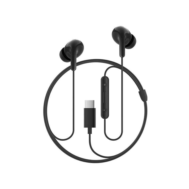 2025 nuevos auriculares originales Xiaomi tipo C Mi 14 13 12 auriculares intrauditivos Redmi Note 10 9 tipo C auriculares con cable accesorios para teléfono: Rojo