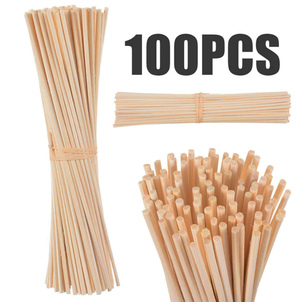 30/40/50/100pc rotting reed sticks duft reed diffuser aroma olie diffuser rattan sticks til hjemmebadeværelser duft diffuser: 50 stk