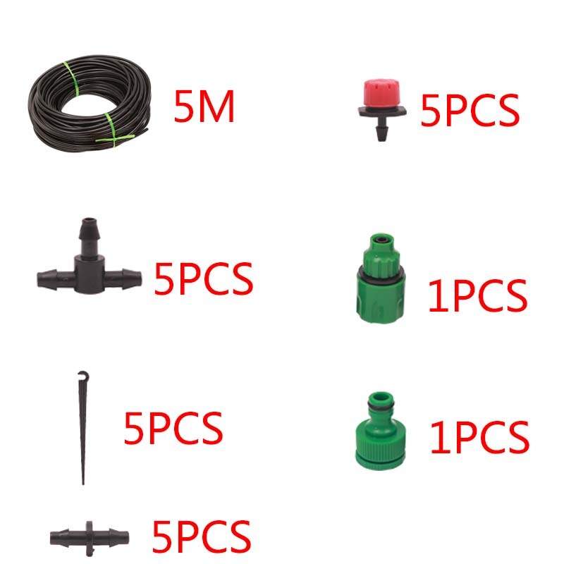 10 mt/25 mt/30 mt Automatische Bewässerung Gerät Intelligente Drip Garten Bewässerung System Bewässerung Tropf Bewässerung Set brunnen Sprinkler: 5M