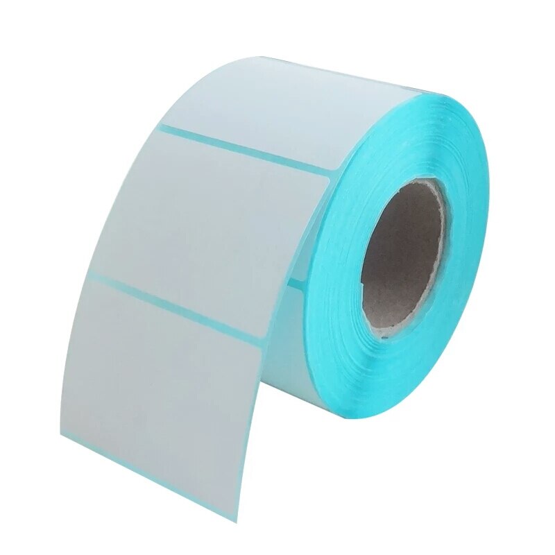 Paper Self Adhesive Thermal White Blank Label Sticker Paper Supermarket Price Blank Label Direct Print Waterproof Print Supplies