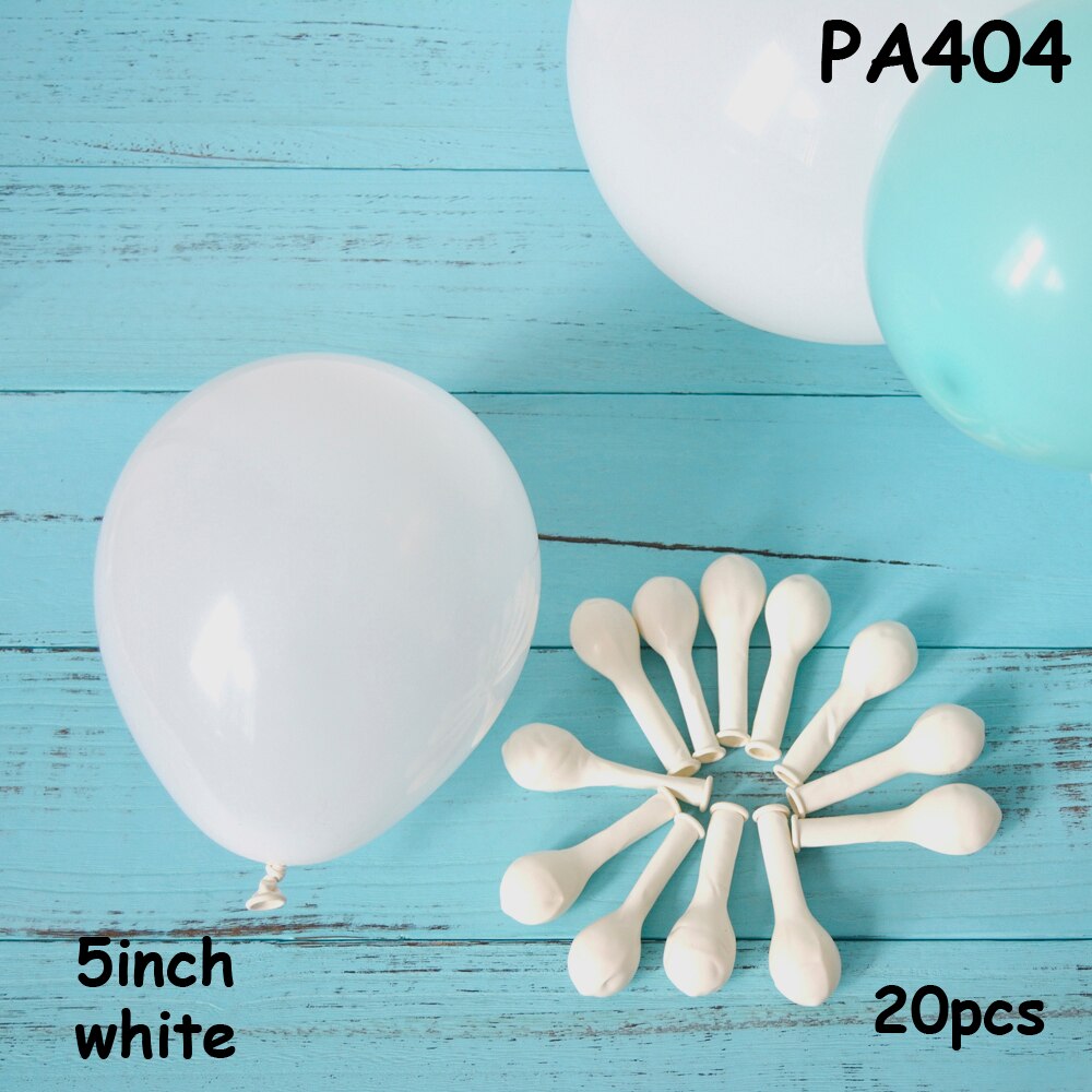 Summer Party Big Balloon Pineapple Flamingos Watermelon Hawaiian Party Decoration Wedding Deco Summer Balloons Kids Birthday: PA404 white 5inch