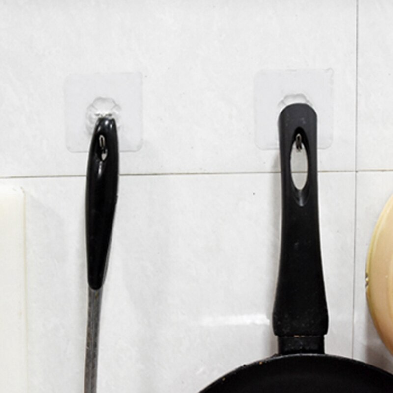 Waterdichte Heavy Duty Muur Hanger Voor Deur Badkamer En Keuken 8 Stks/set Herbruikbare Zelfklevende Haken