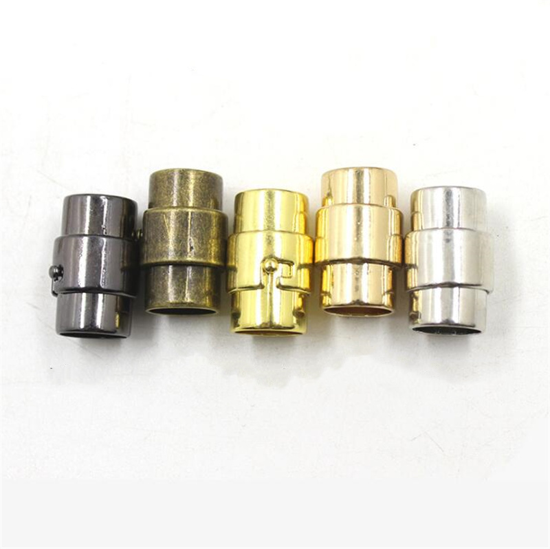 5pcs 3-10mm End Clasp Strong Magnetic Clasps Jewelry Clasps For Bracelet Leather Cord Bracelet Connectors For Jewelry Making